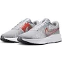 Nike Men’s Grey Running Shoe with Red Swoosh - Lightweight & Durable